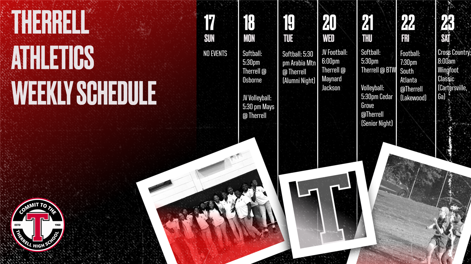 Weekly Sports Schedule